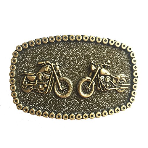 Jean's Friend New Heavy Metal Motorcycle Chain Biker Rider Belt Buckle Gürtelschnallen von Jean's Friend