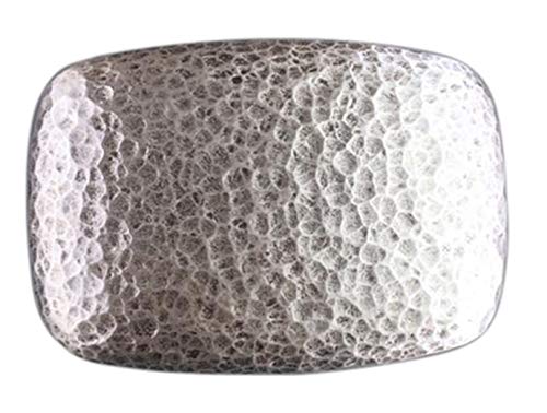 Jean's Friend Vintage Silver Plated Hammer Forged Rectangle Belt Buckle Gürtelschnallen US Stock von Jean's Friend