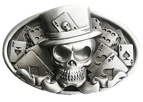 Jean's Friend Tattoo Skull Country Music Guitar Belt Buckle Gürtelschnallen Mix Styles Choice US Stock (3) von Jean's Friend