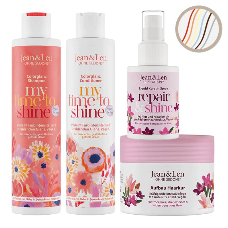 Probierset für coloriertes Haar von Jean&Len
