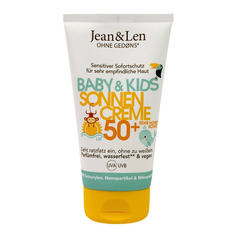 Sensitive Kindersonnencreme für Babys & Kids mit LSF 50+ | Jean& Len von Jean&Len