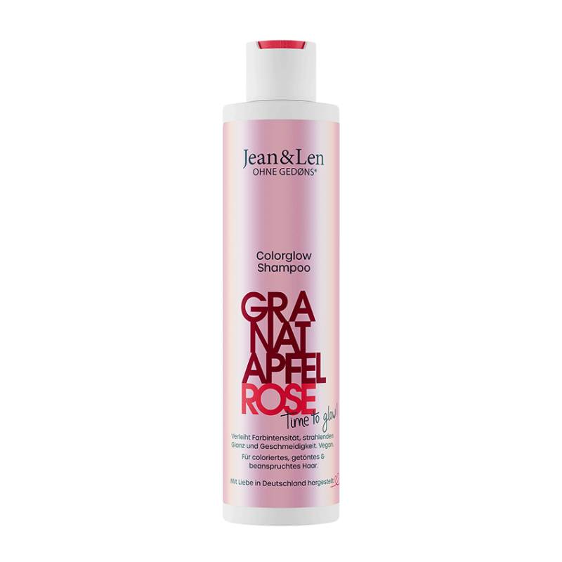Shampoo für coloriertes Haar Granatapfel/Rose. Verleiht Glanz & Geschmeidigkeit | Jean&Len von Jean&Len