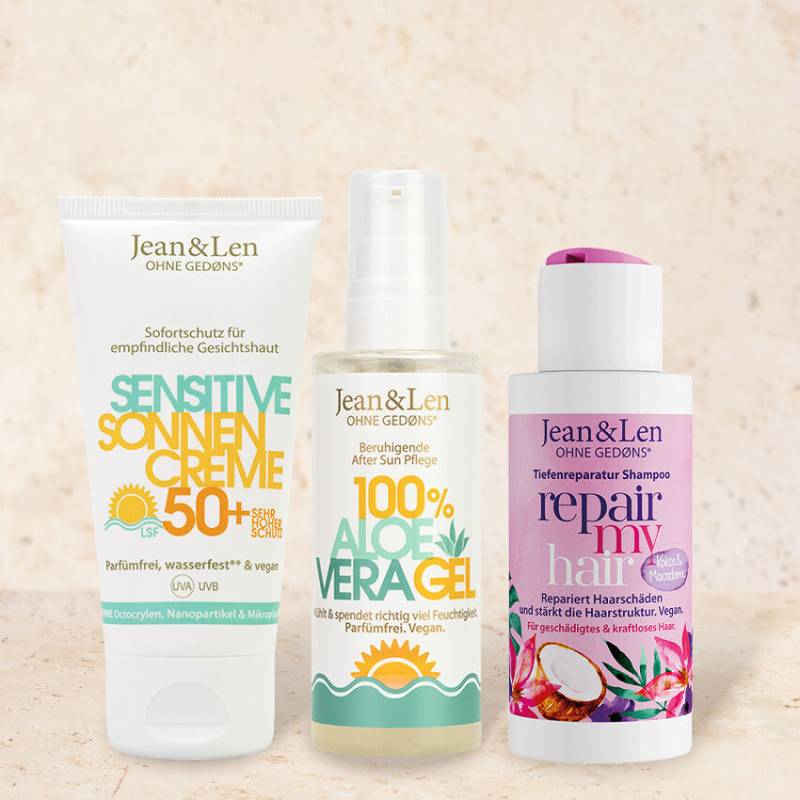 Sommer Essentials Set Kokos - Reisegröße Sommer Essentials Set Kokos - Reisegröße von Jean&Len