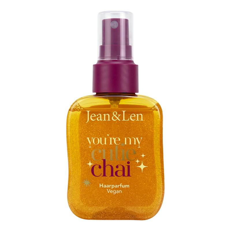 Winterlicher Haarduft mit Gold-Glitzerpartikeln | Jean&Len von Jean&Len