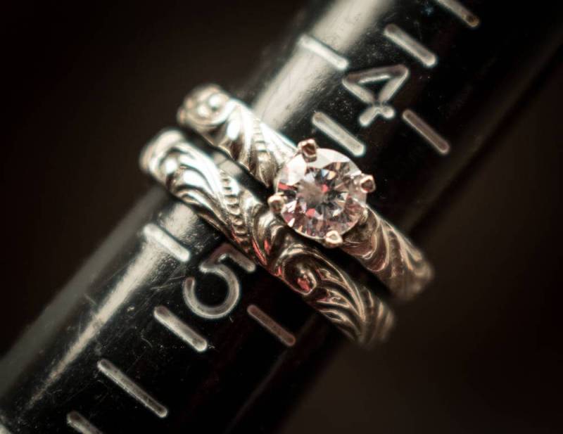 Facettierte Rundschnitt Cz Ring Facettierte Rundschnitt Cz Ring von JeanMegahanArt