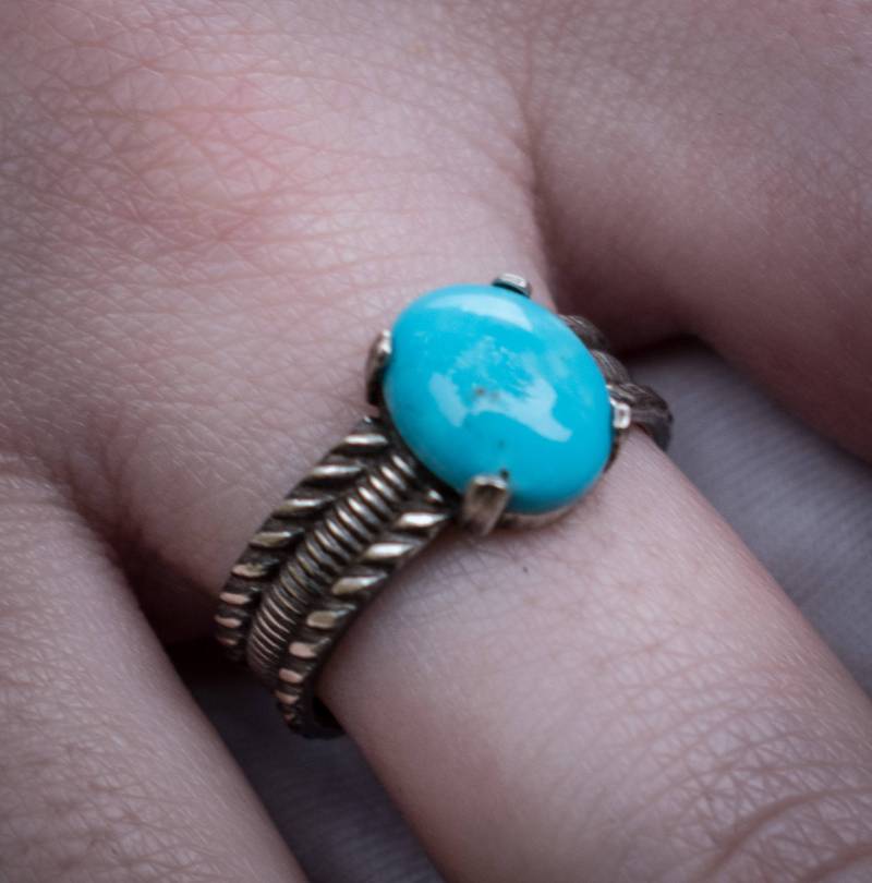 Türkis Und Silber Ring Türkis Und Silber Ring von JeanMegahanArt