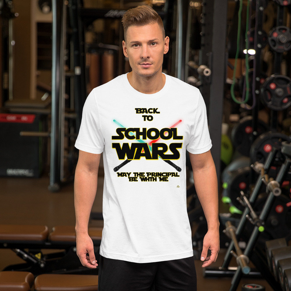 Teacher Gift Tshirt School Wars Shirt May The Principal Be With Me Short-Sleeve Unisex T-Shirt Teacher Gift Tshirt School Wars Shirt May The Principal Be With Me Short-Sleeve Unisex T-Shirt von JeanOlivierDesigns