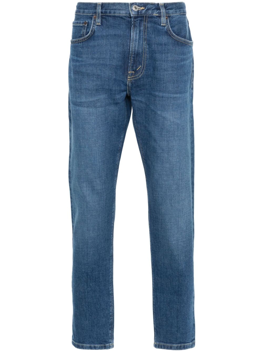 Jeanerica Tief sitzende Tapered-Jeans - Blau von Jeanerica