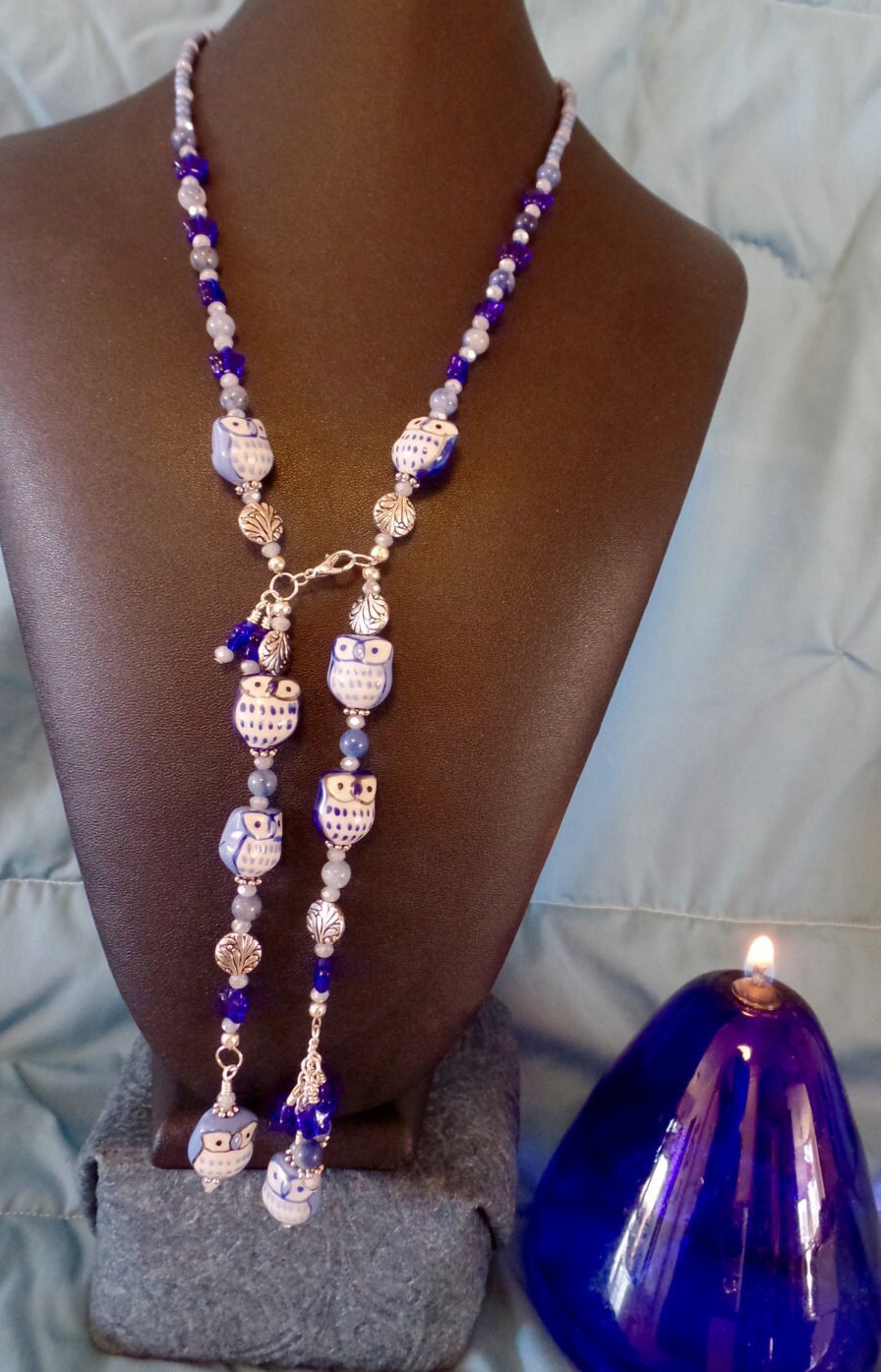 Kette Mit Eulen Und Sternen Kette Mit Eulen Und Sternen von JeanicesWorkShop