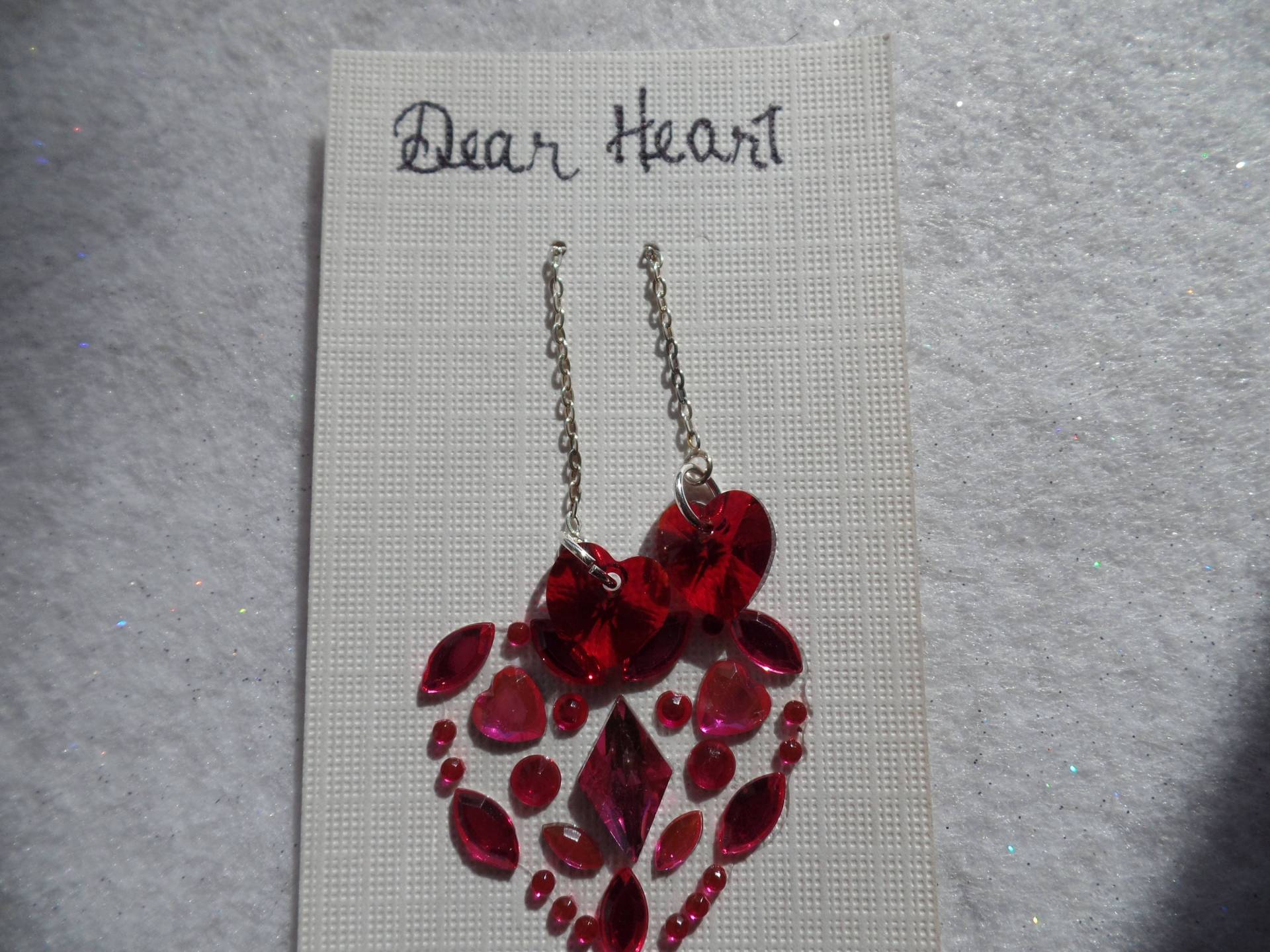 Liebe Herz Ohrringe Liebe Herz Ohrringe von JeanicesWorkShop