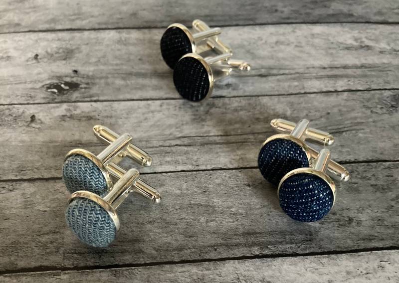 Denim-Manschettenknöpfe von Jeanistic