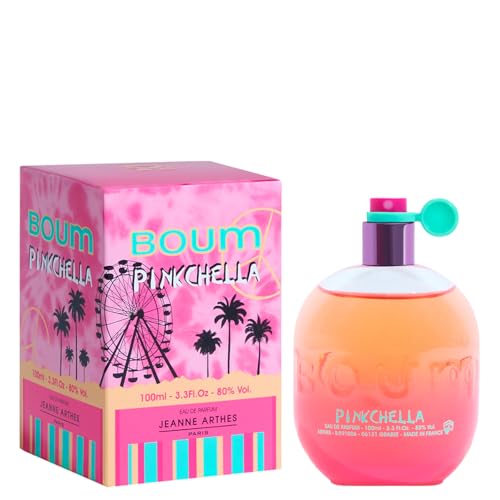 JEANNE ARTHES - Boum Pinkchella Damenparfüm - Eau de Parfum - 100 ml Sprühflasche - Vanille & Moschus - Hergestellt in Grasse von Jeanne Arthes