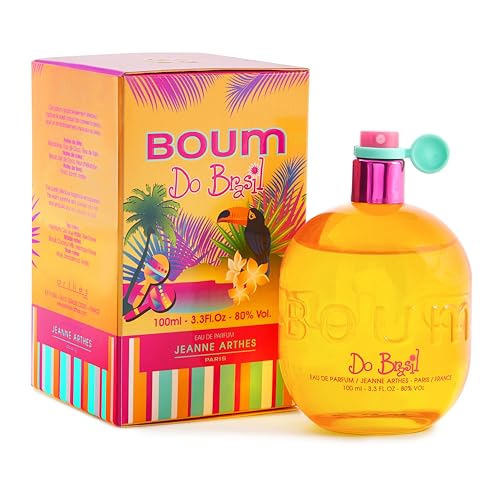 JEANNE ARTHES – Eau de Parfum für Damen – Boum Do Brazil – Blumig – Tiaréblüte und Moschus – Hergestellt in Grasse – Geschenk für Damen – 100 ml Sprühflasche von Jeanne Arthes