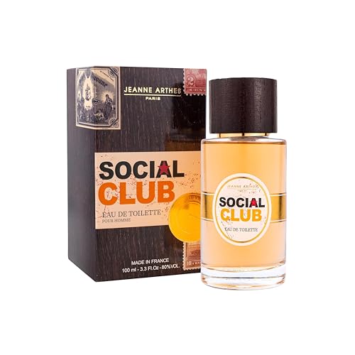 JEANNE ARTHES – Eau de Parfum für Herren – Social Club – Orientalisch – Tonka und Vanille – Hergestellt in Grasse – Geschenk für Männer – 100 ml von Jeanne Arthes