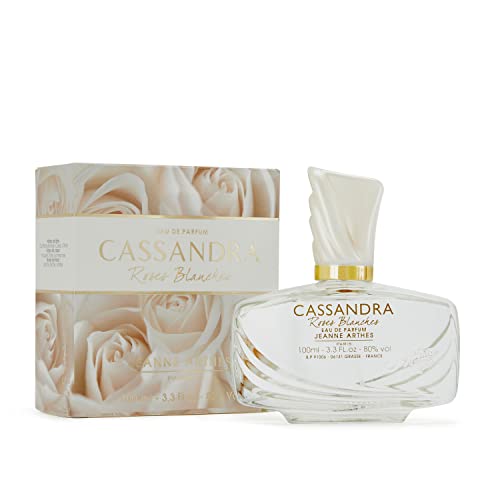 JEANNE ARTHES – Damenparfüm Cassandra Roses Blanches – Eau de Parfum – 100 ml Sprühflasche – Hergestellt in Grasse von Jeanne Arthes