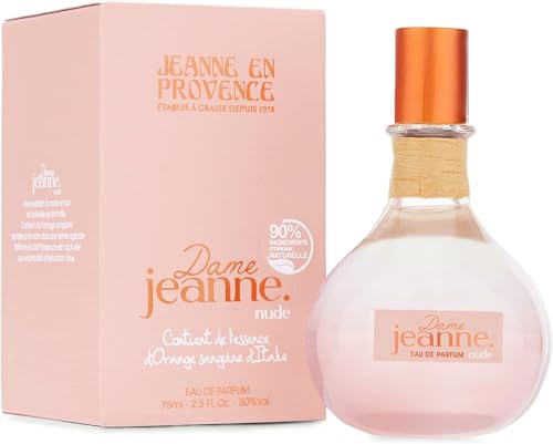 JEANNE EN PROVENCE - Dame Jeanne Nude – Eau de Toilette für Damen – blumiger Duft – Inhaltsstoffe natürlichen Ursprungs – hergestellt in Frankreich – Flasche 75 ml von Jeanne En Provence