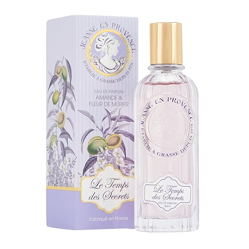 JEANNE EN PROVENCE – Damenparfüm Le Temps Des Secrets – Mandel- und Maulbeerblüte – Eau de Parfum – 20 ml Sprühflasche – hergestellt in Grasse von Jeanne En Provence