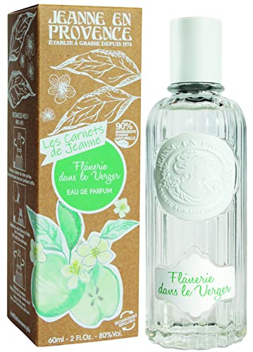 JEANNE EN PROVENCE - Les Carnets De Jeanne Eau de Parfum Femme – Flânerie dans Le Obstgarten – 90% natürliche Inhaltsstoffe – ohne Farbstoffe – Flasche 60 ml von Jeanne En Provence