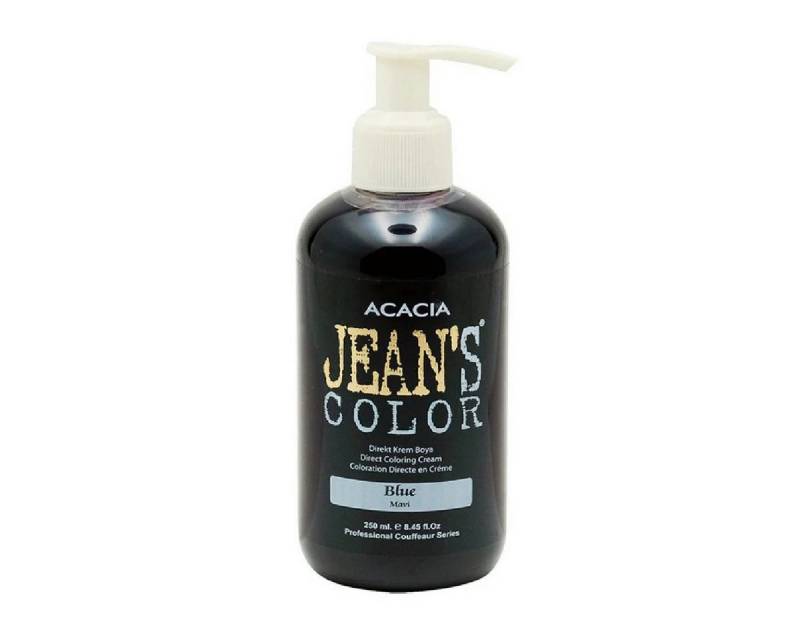 Jeans Color Haarfarbe Semi Permanente Direktziehende Haarfarbe 250ml Dream Blue von Jeans Color