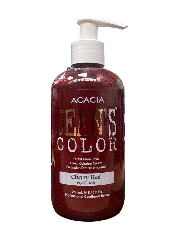 Jeans Color Haarfarbe Semi Permanente Direktziehende Haarfarbe 250ml Dream Blue von Jeans Color