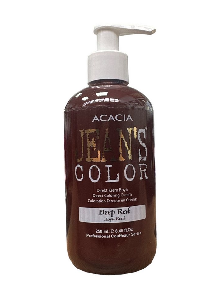 Jeans Color Haarfarbe Semi Permanente Direktziehende Haarfarbe 250ml Dream Blue von Jeans Color