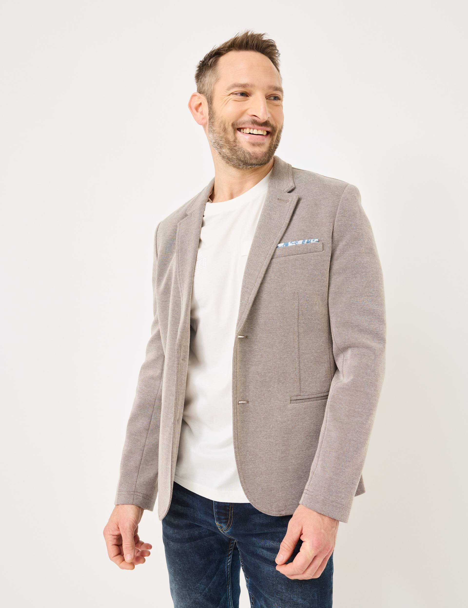 100% Casual: Sakko aus Jersey von Jeans Fritz