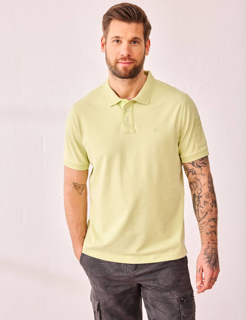 Basic Polo-Shirt aus Baumwoll-Piqué von Jeans Fritz