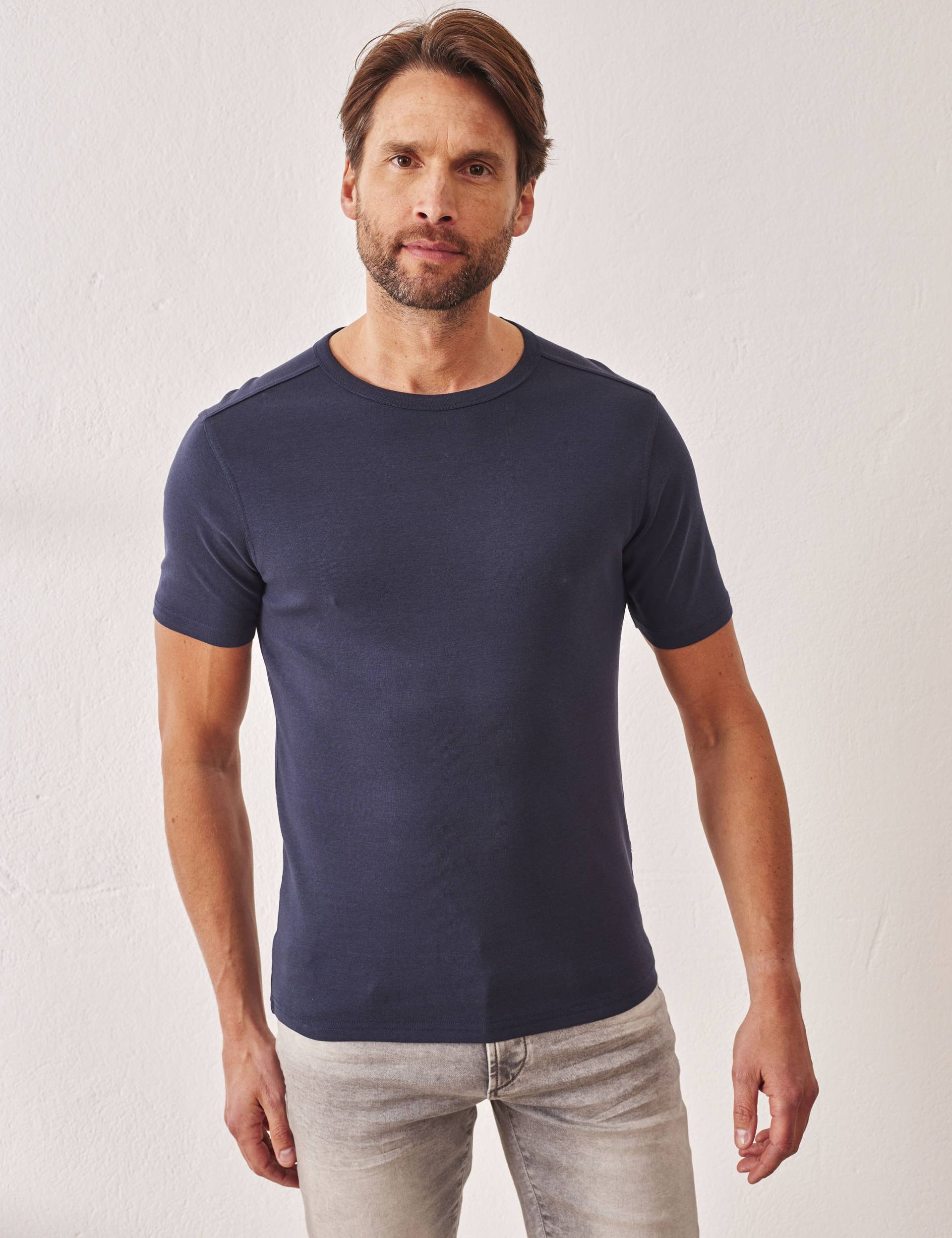 Basic Ripp-Shirt, Rundhals von Jeans Fritz