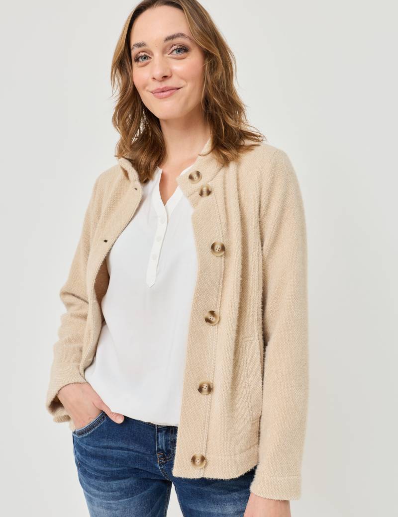 Flauschige Jacke im Blazer-Style von Jeans Fritz