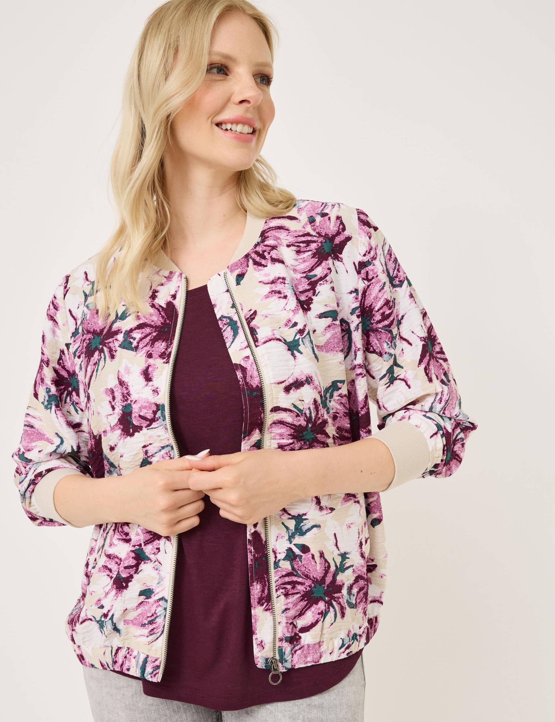 Damen Blazer/Blouson, Allover-Print von Jeans Fritz