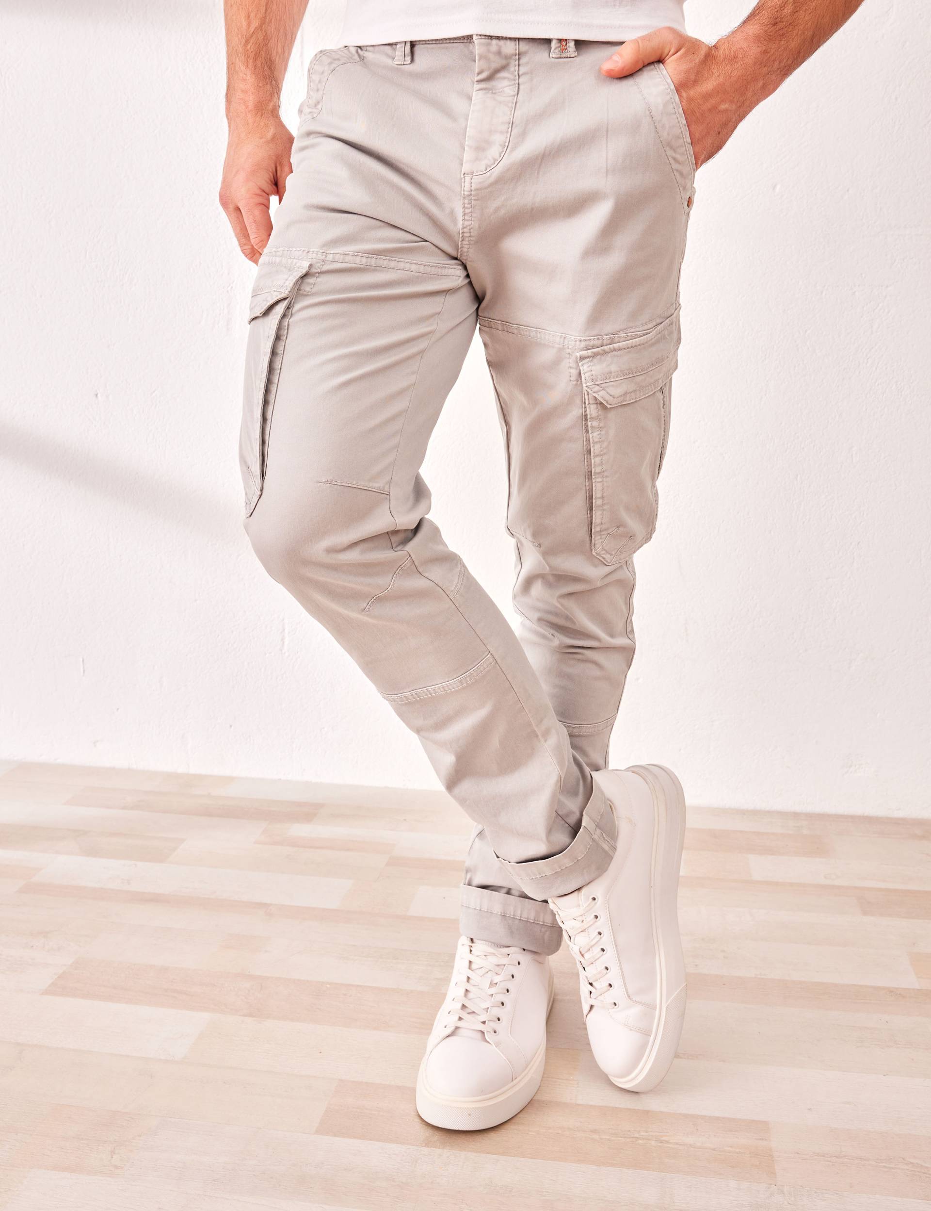 Cargo-Hose aus leichtem Twill von Jeans Fritz