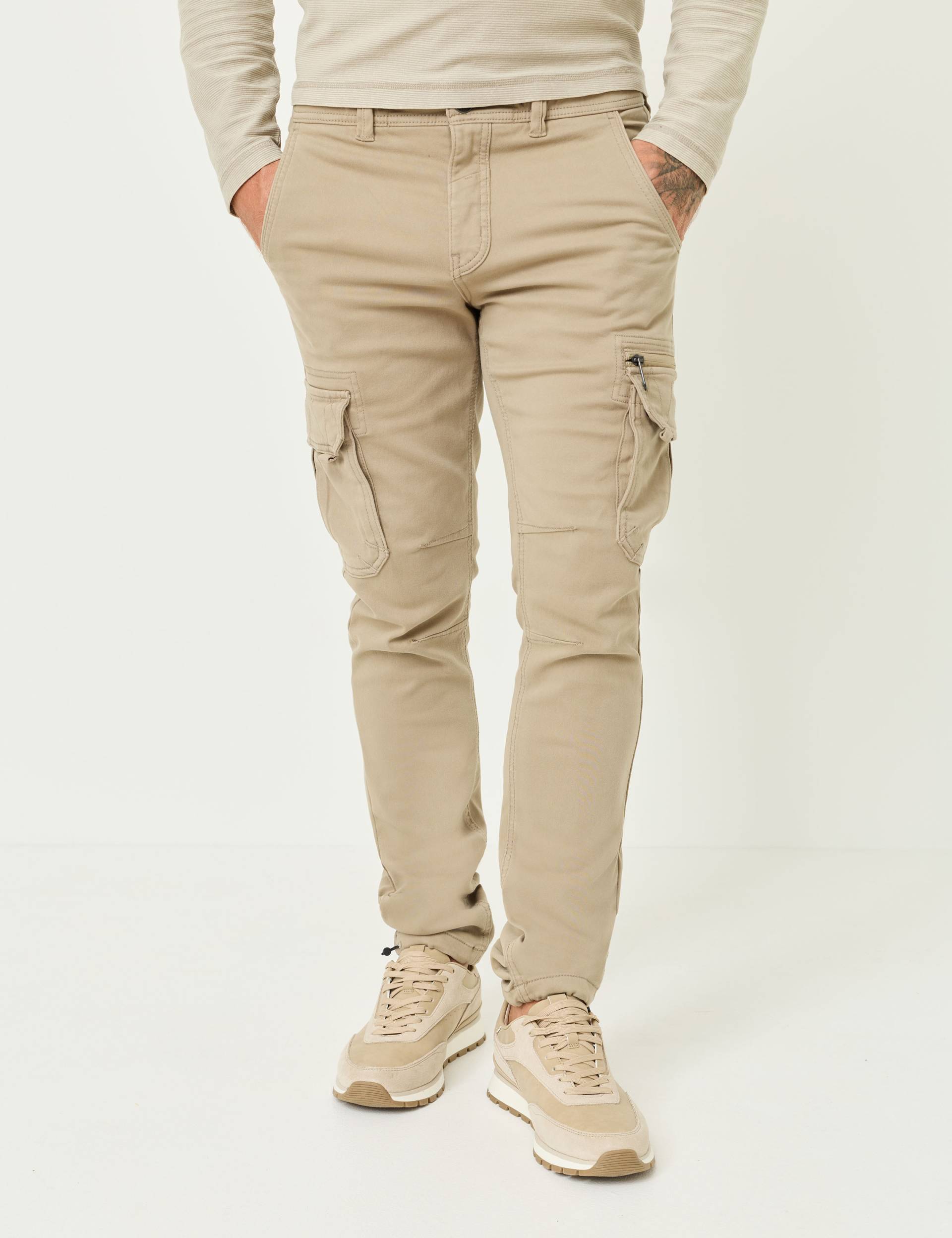 Cargo-Hose aus Baumwoll-Stretch von Jeans Fritz