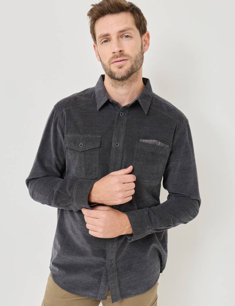 Cord-Hemd im Overshirt-Style von Jeans Fritz