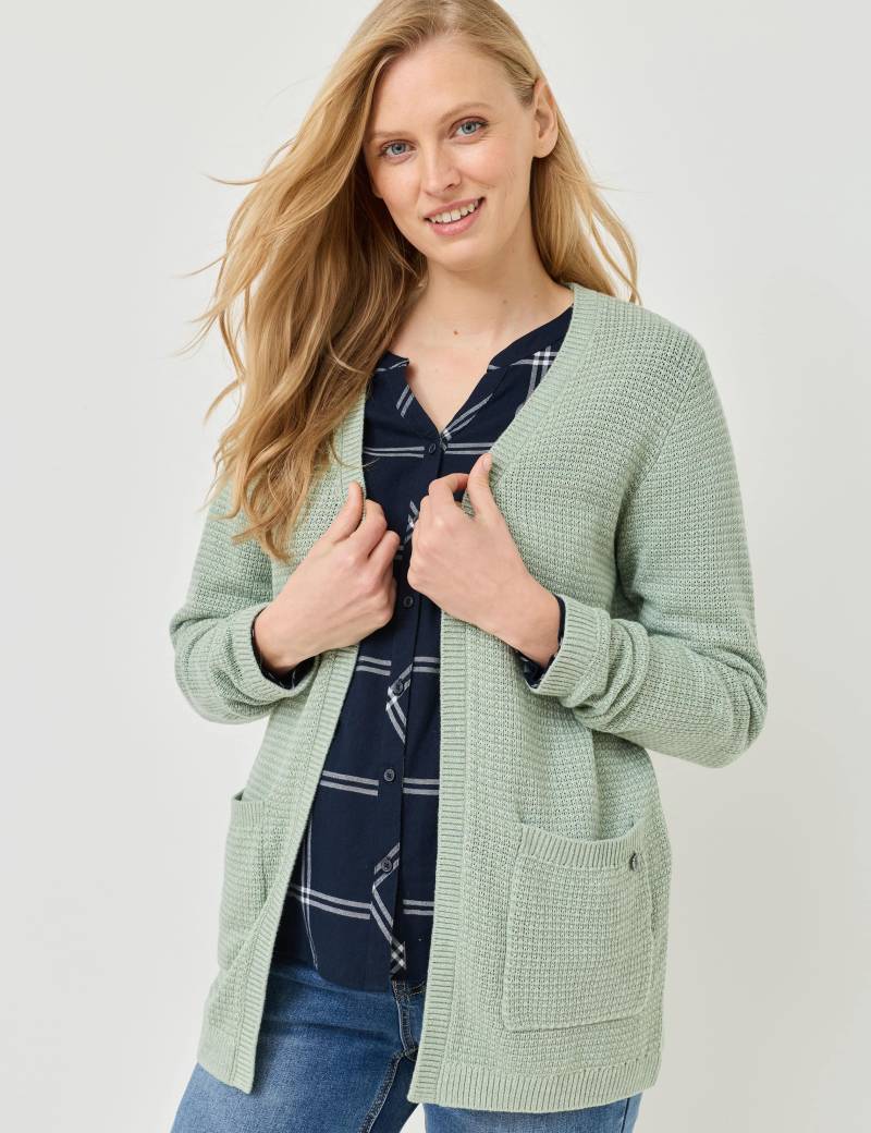 Dezent gestreifte Strickjacke von Jeans Fritz