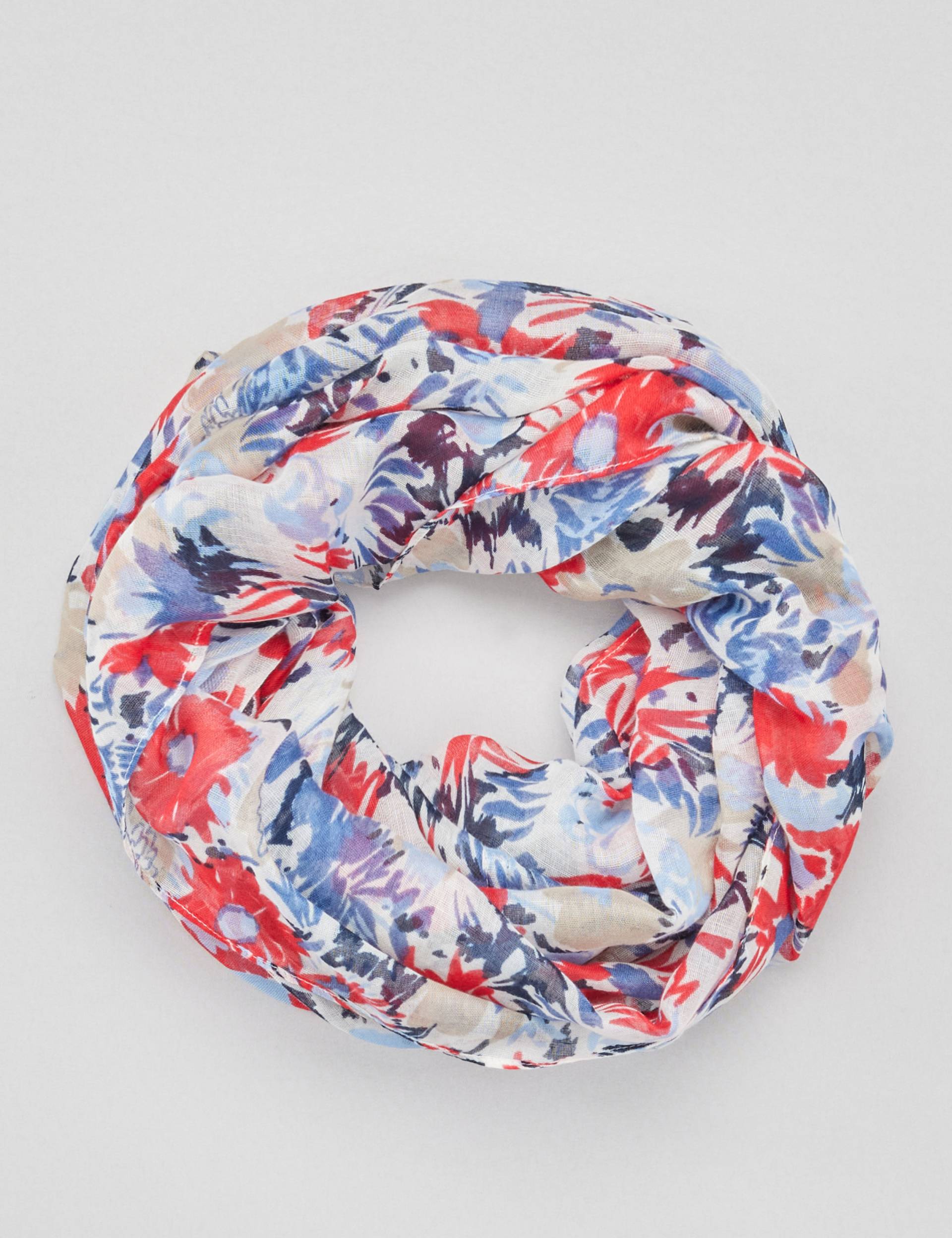 Gemusterter Loop mit Blumen von Jeans Fritz