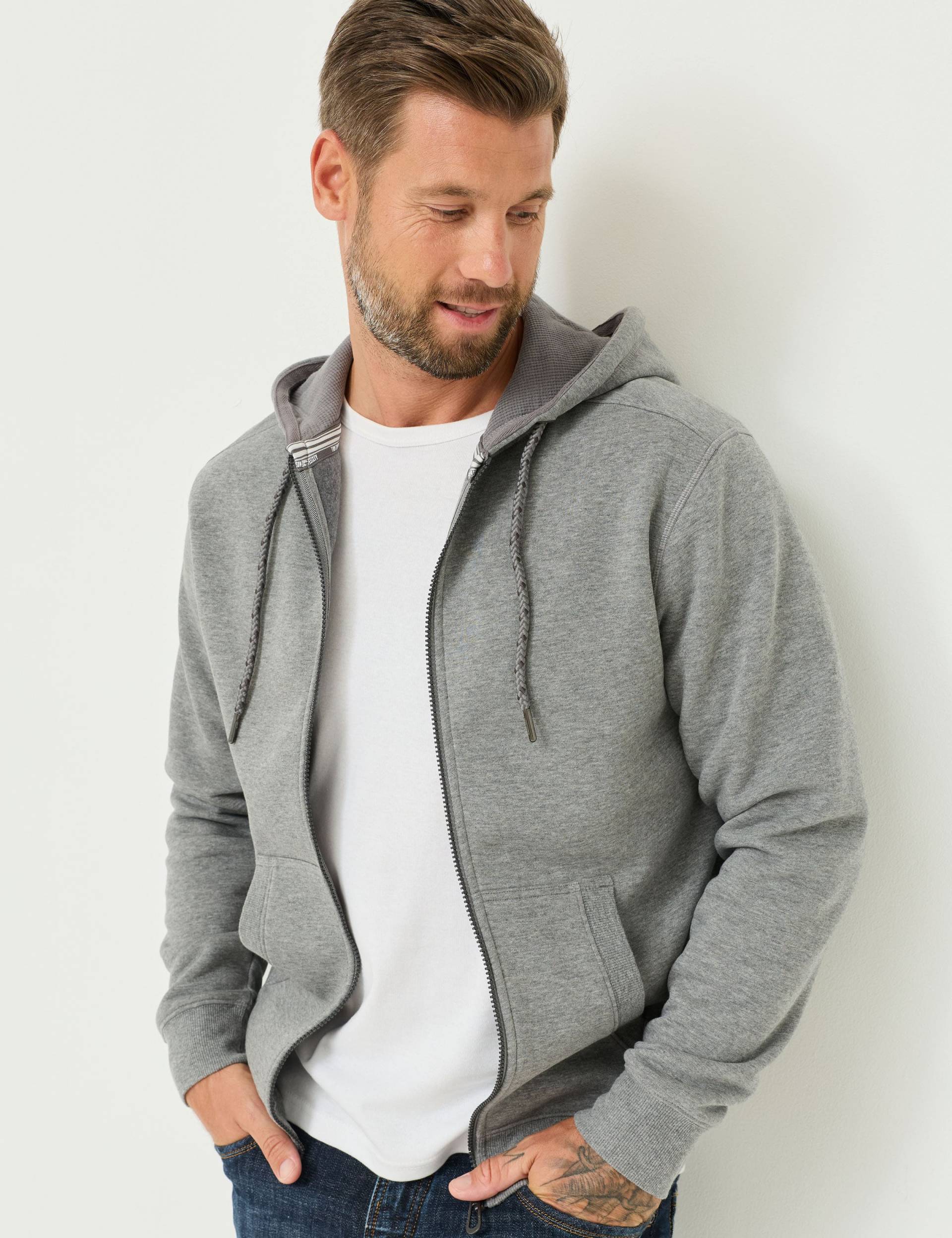 Extraweiche Sweatjacke mit Kapuze von Jeans Fritz