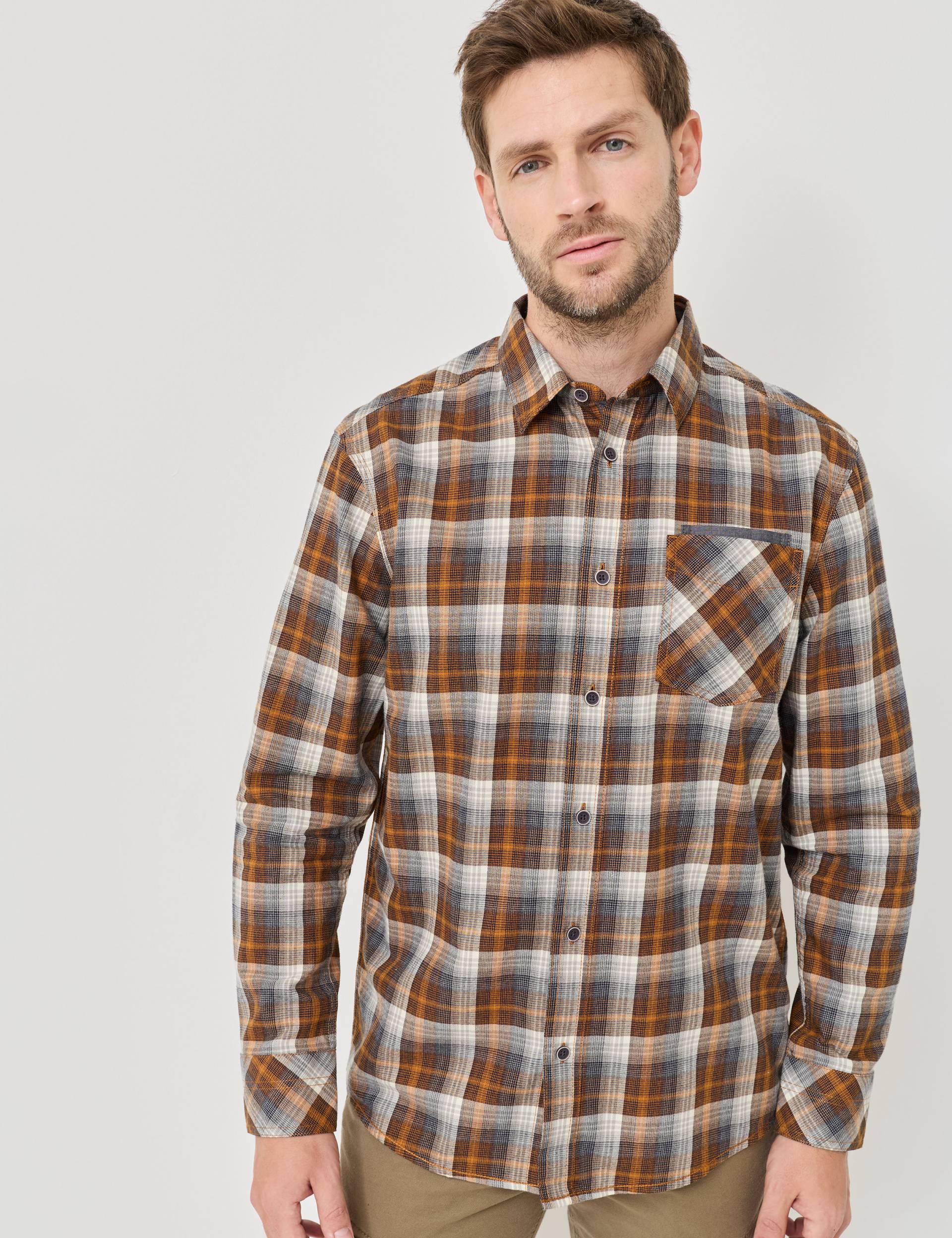 Flanell-Hemd mit Karomuster Flanell-Hemd mit Karomuster von Jeans Fritz