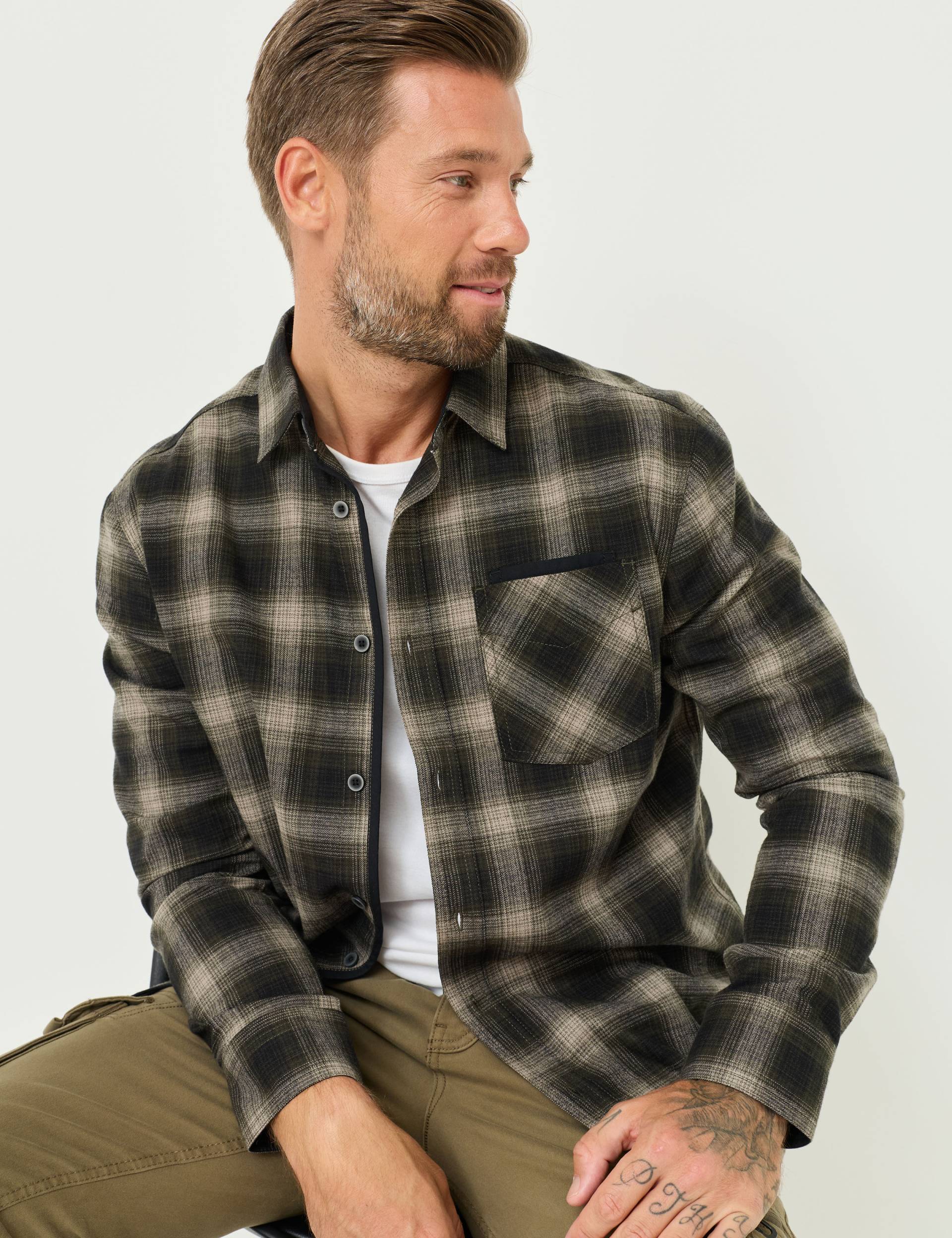 Flanell-Hemd mit Karomuster von Jeans Fritz