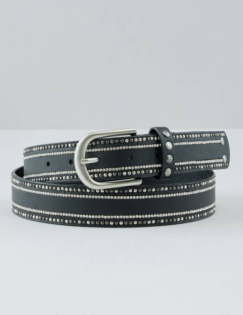 Glitzergürtel im Lederlook von Jeans Fritz