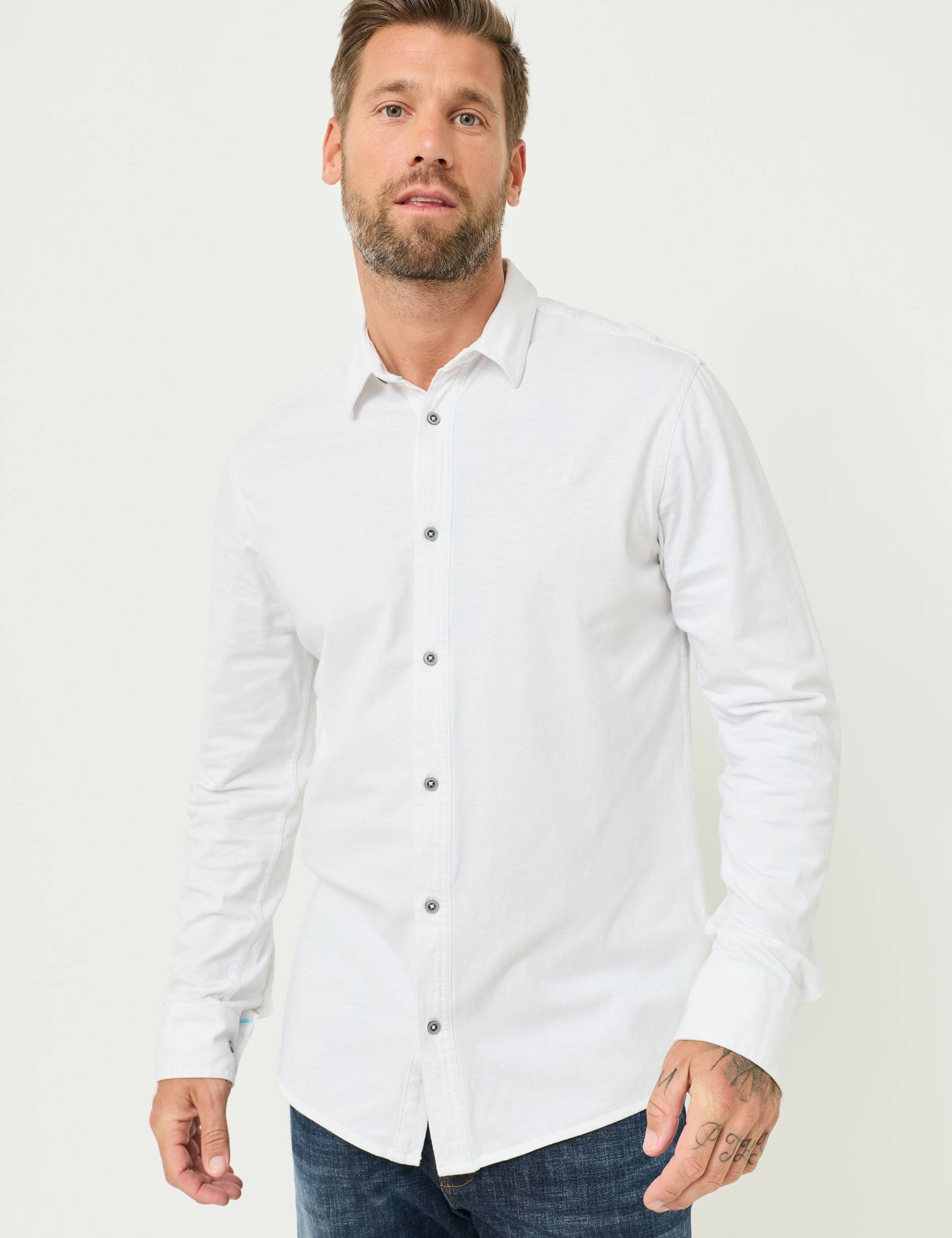 Jersey-Hemd aus Baumwolle von Jeans Fritz