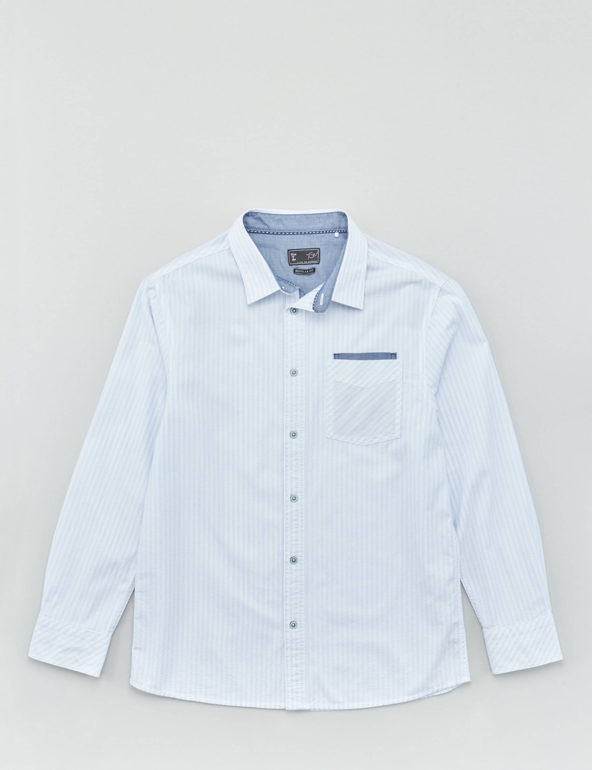 Allrounder: Uni-Hemd m. Struktur von Jeans Fritz