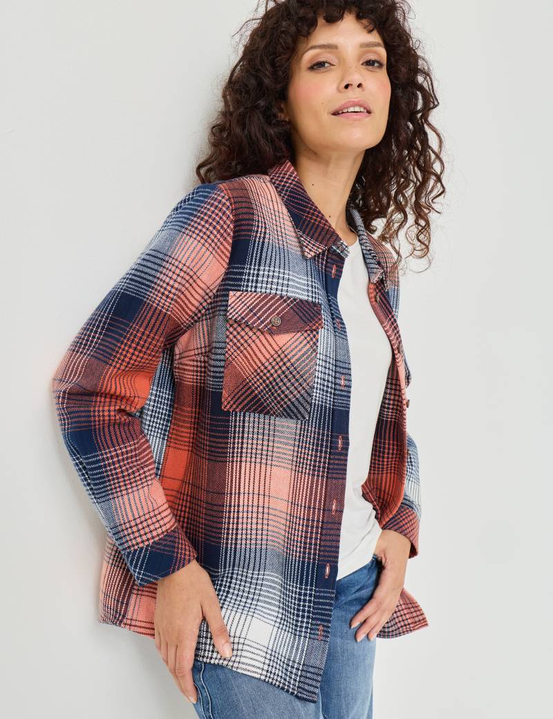 Overshirt mit Karo-Muster von Jeans Fritz