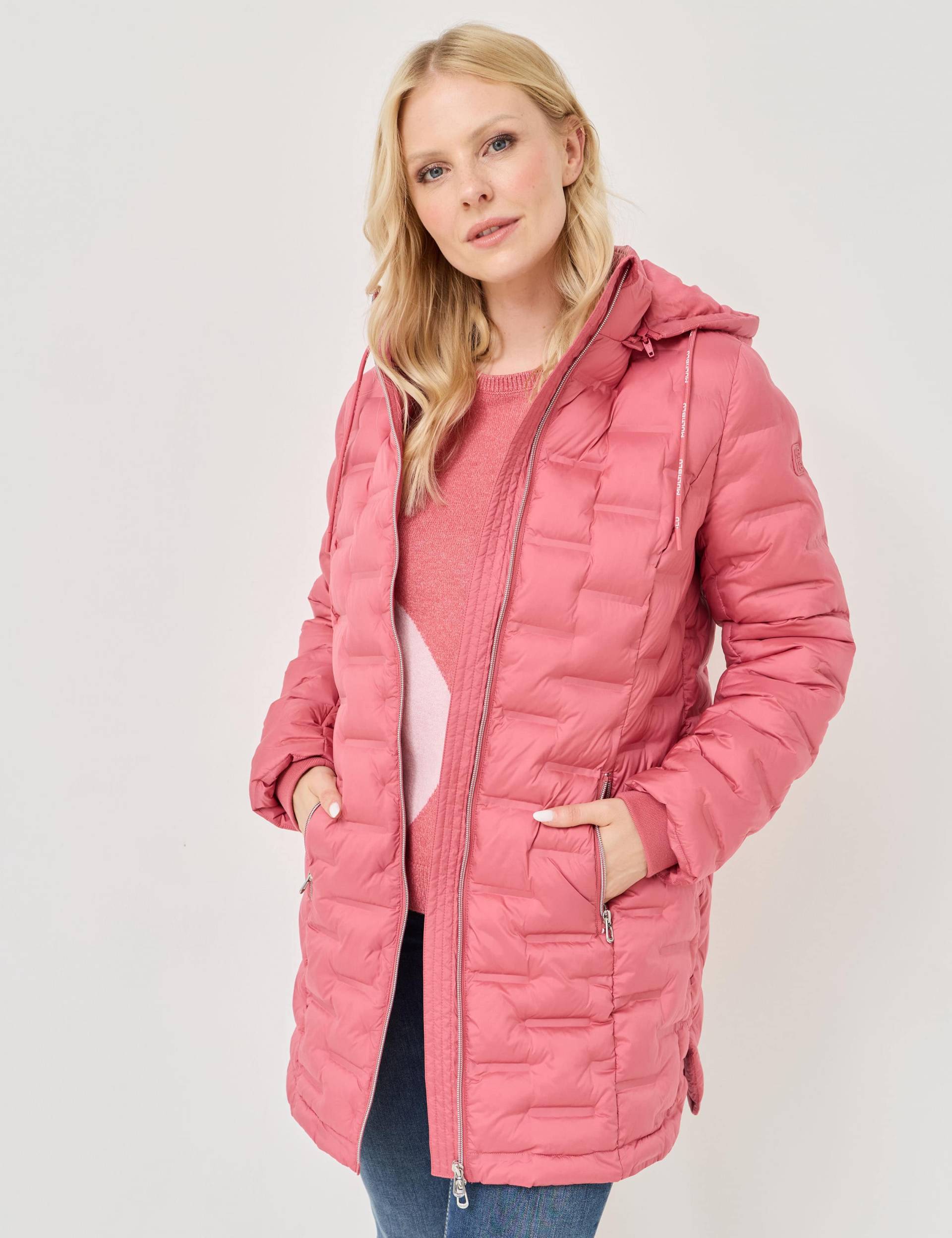 Leichter Steppmantel mit Kapuze von Jeans Fritz