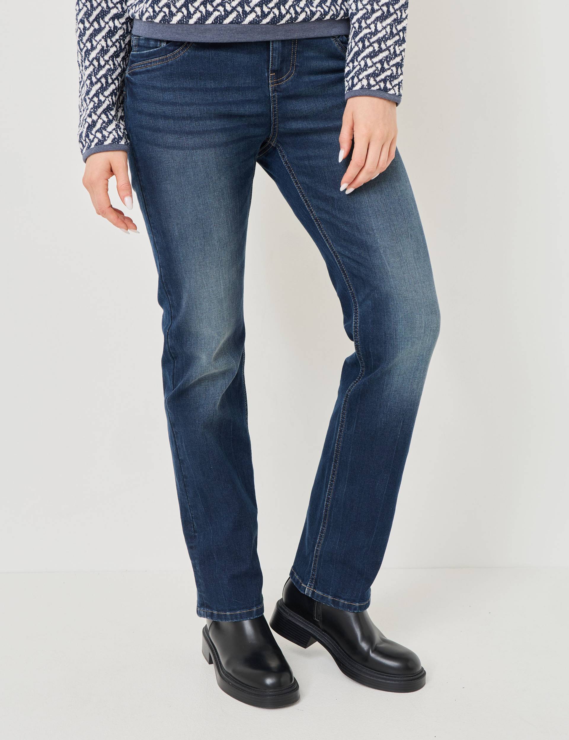 Straight Fit Jeans, hohe Leibhöhe von Jeans Fritz