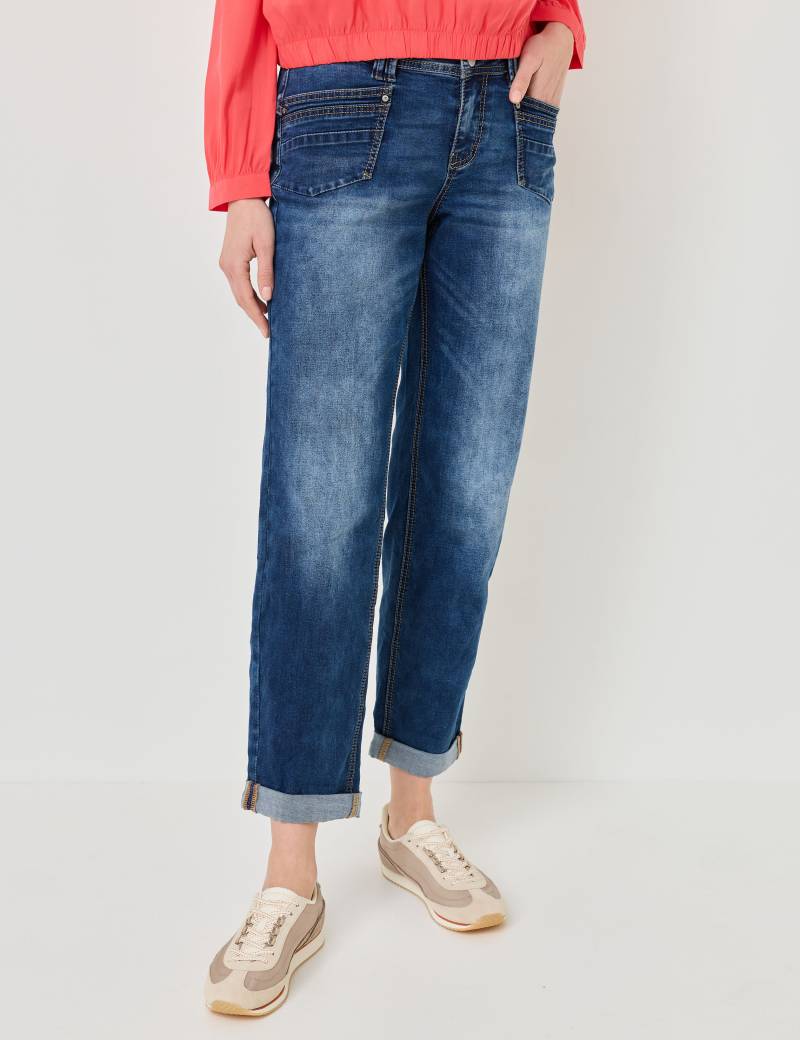 Relaxed Fit Jeans mit Umschlag von Jeans Fritz