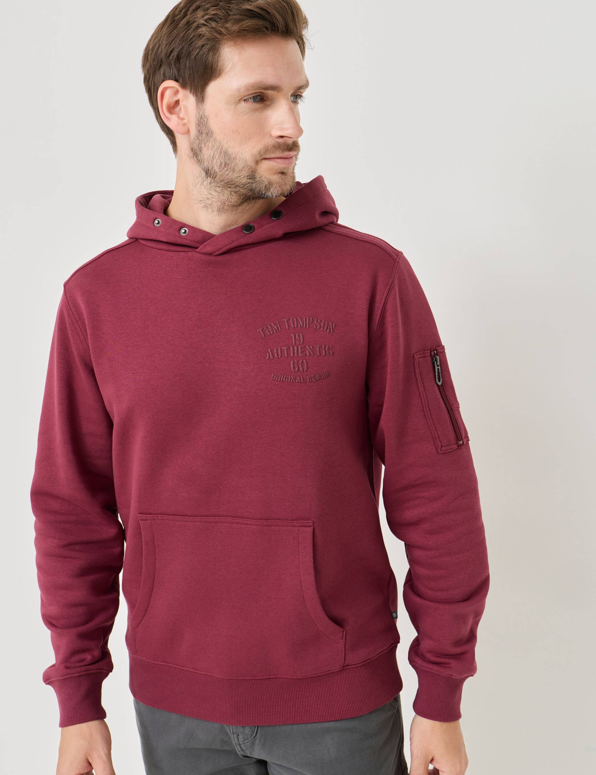 Kapuzen-Sweat mit Applikation von Jeans Fritz