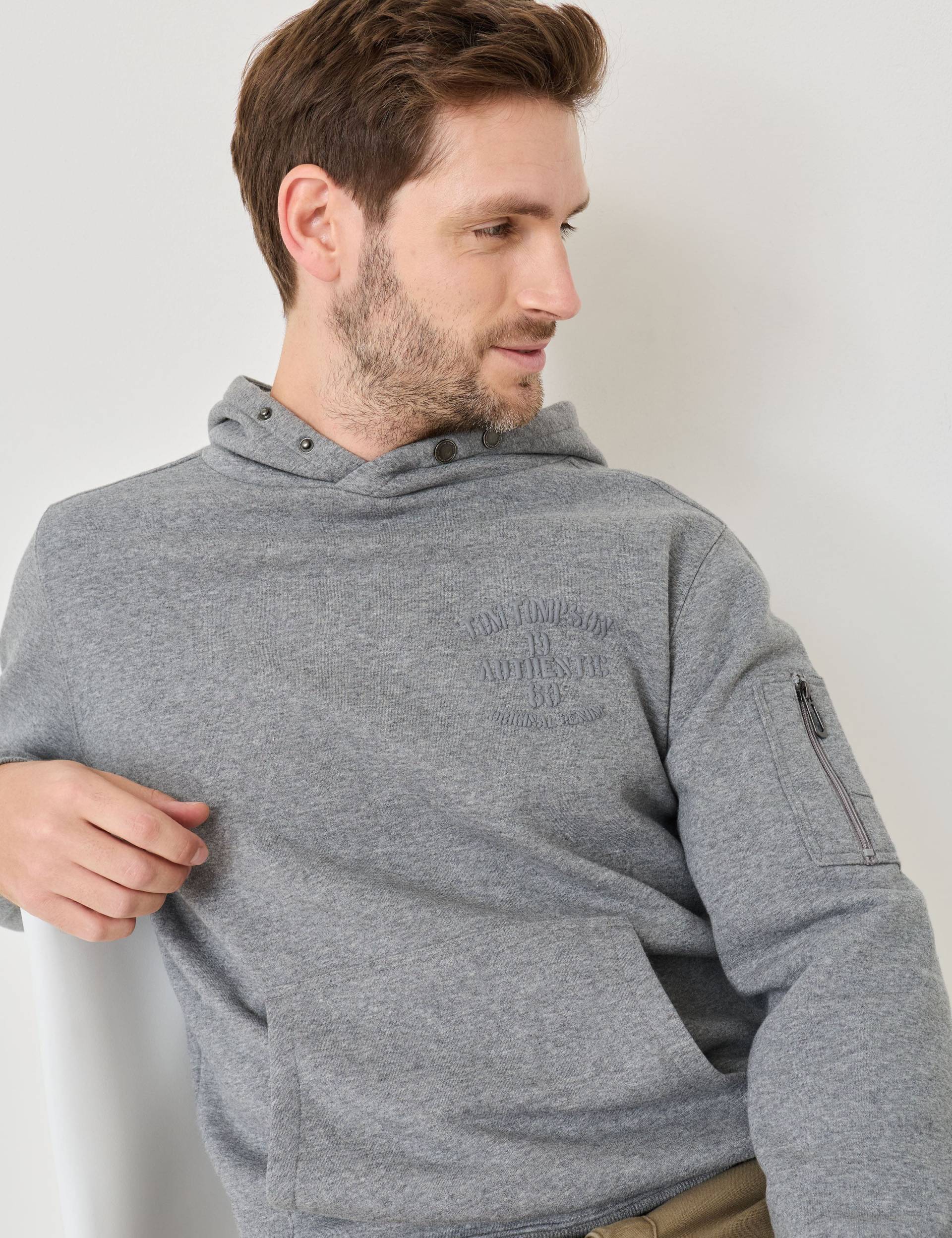 Kapuzen-Sweat mit Applikation von Jeans Fritz