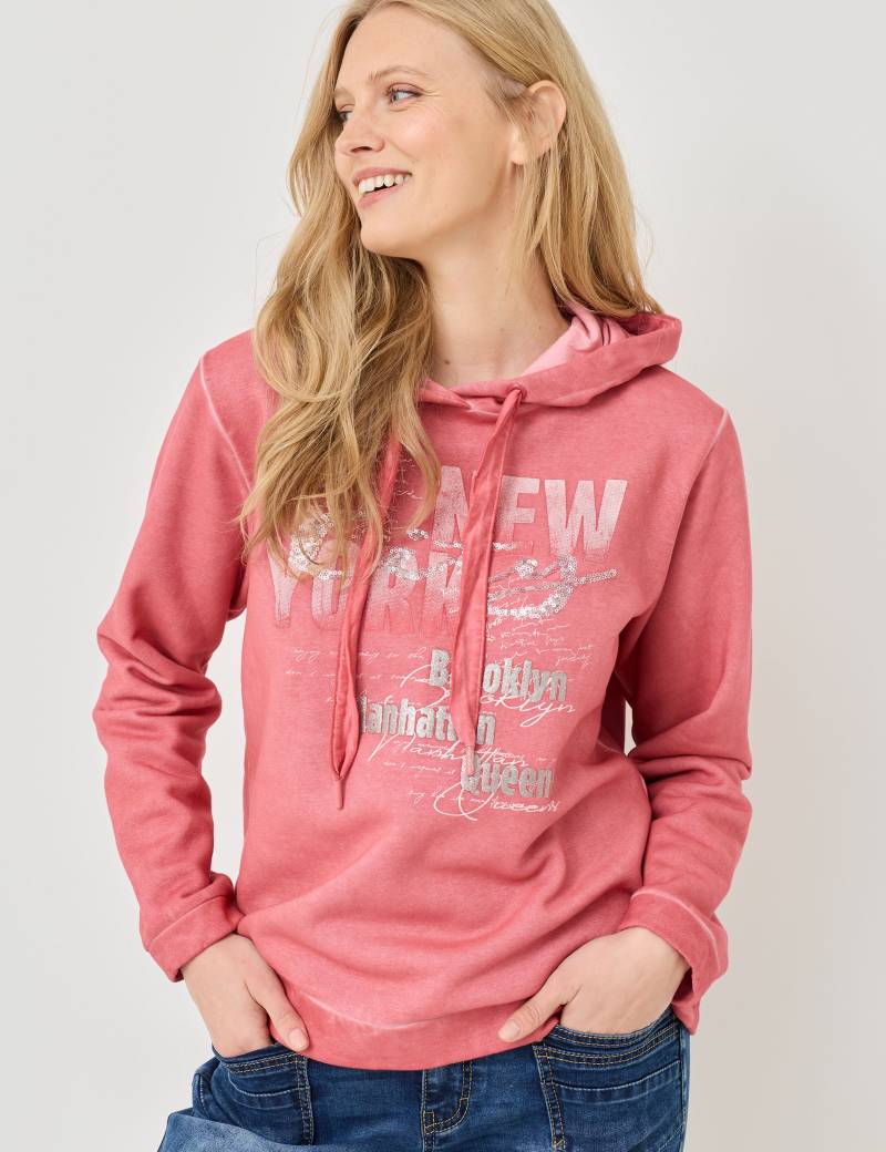 Kapuzen-Sweat mit Glitzerdetails von Jeans Fritz