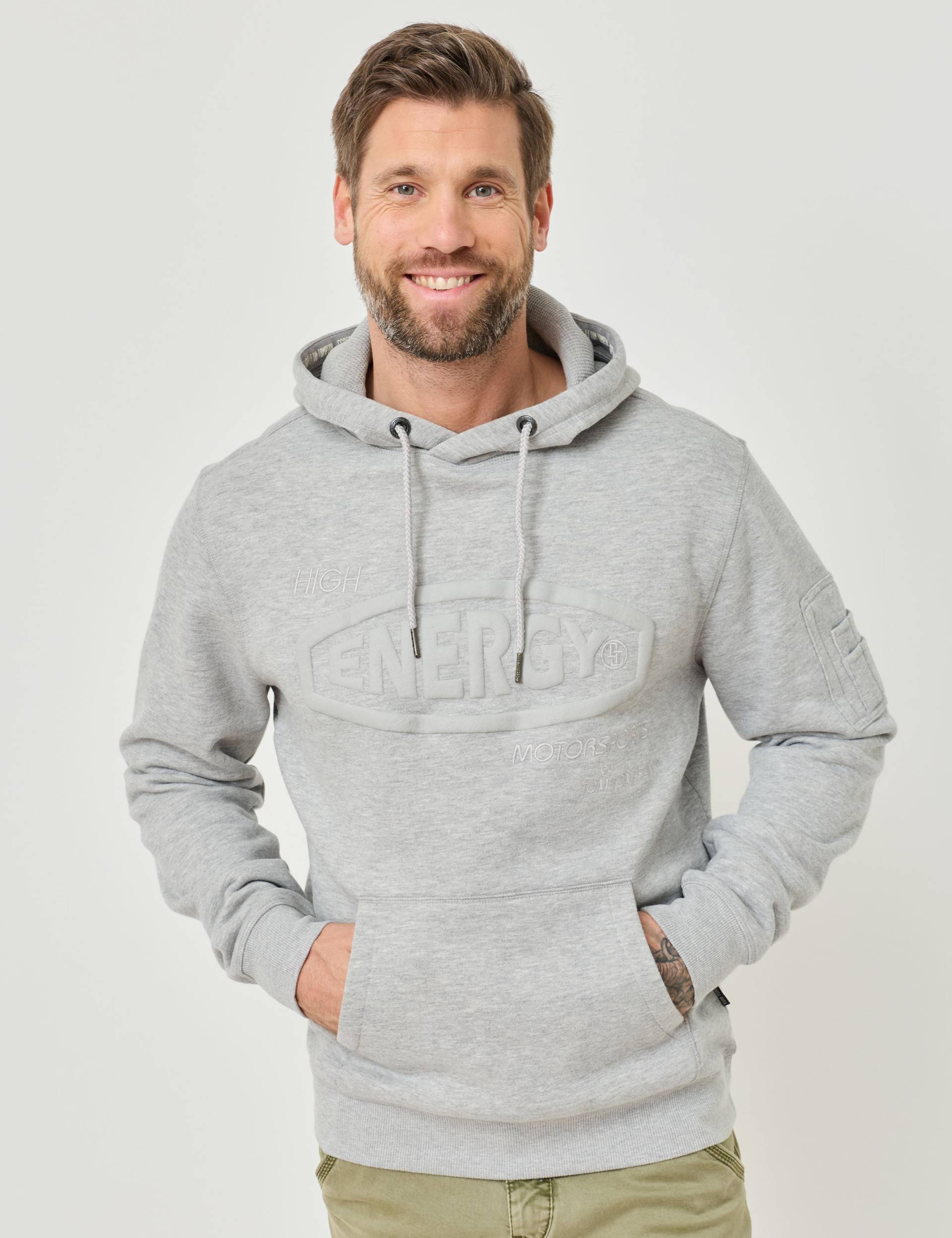 Extrasoftes Kapuzen-Sweat, Wording von Jeans Fritz