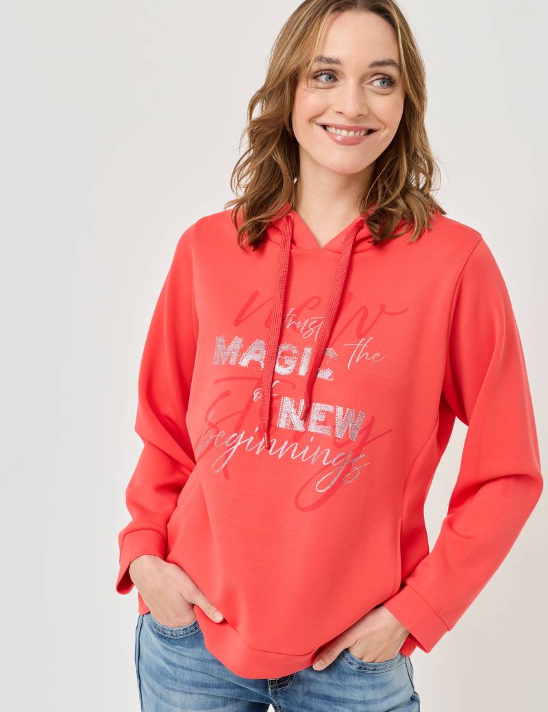 Kapuzen-Sweat aus Scuba-Material von Jeans Fritz